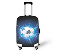 LNXSESN Funda Maleta GrandeBlanca Azul Negro Funda para Maletas Elástico Fundas Maletas de Viaje Lavable Protector de Equipaje con Cremallera Fundas para Maletas de ViajePara 29-32 Pulgadas