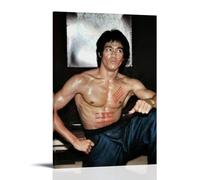 LNYNLNDE Bruce Lee Handsome Image Poster Pintura Decorativa Lienzo Arte de Pared Salón Póster Dormitorio Pintura, Arte de Pared Impresión de Imagen Moderna Decoración de Habitación Familiar 30 x 45 cm