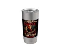 Lo Borracho Se Me Quita, Lo Gallero Jamas Vaso térmico de acero inoxidable de doble pared
