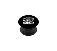 Lo Curioso Que Sucede en la Morgue Sigue Diciendo PopSockets PopGrip Adhesivo