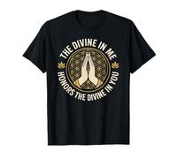 Lo Divino En Mí Yoga Espiritual Positivo Namaste Meditación Camiseta