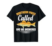 Lo Esencial para la Pesca del Lucio Northern Pike Fishing Pike Fisher Camiseta