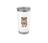 Lo estoy haciendo pero estoy viendo un perro malo Vaso térmico de acero inoxidable de doble pared