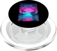 Lo-Fi Dreams Vaporwave 80s Aesthetic Synthwave Sunset PopSockets PopGrip para MagSafe