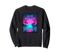 Lo-Fi Dreams Vaporwave 80s Aesthetic Synthwave Sunset Sudadera