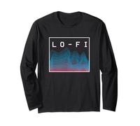 lo-fi hip hop retro soundwave vaporwave camiseta estética Manga Larga