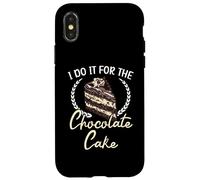Lo hago para el propietario de la panadería de pasteles de pastel de chocolate Carcasa para iPhone X/XS