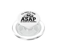 Lo haré lo Antes Posible, Perezoso, Divertido compañero de Trabajo PopSockets PopGrip para MagSafe