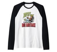 Lo hizo fuera de la cama Gran error Camiseta Manga Raglan