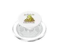 Lo más Lento Posible, diseño de café con Forma de Tortuga lo más rápido Posible, Divertido y Lindo PopSockets PopGrip para MagSafe