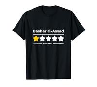 Lo más odiado no le gustaba Bashar al-Assad Político divertido Camiseta