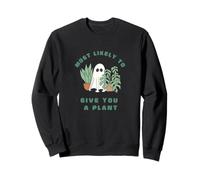 Lo más Probable es Halloween, te da una Planta, Lindo Fantasma Sudadera