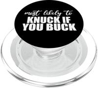 Lo más Probable es Que golpee si se GANA. Acción de Gracias y Navidad. PopSockets PopGrip para MagSafe