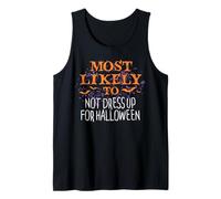 Lo más probable es que Halloween no se viste para combinar Camiseta sin Mangas