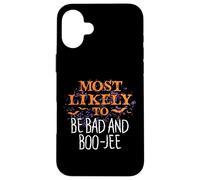 Lo más probable es que Halloween sea una pareja mala y Boo-Jee Carcasa para iPhone 16 Plus