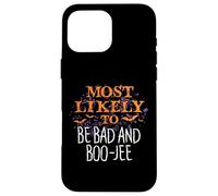 Lo más probable es que Halloween sea una pareja mala y Boo-Jee Carcasa para iPhone 16 Pro Max