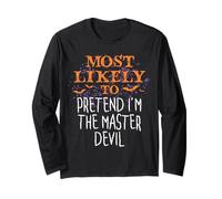 Lo más probable es que Hocus Halloween fingir que soy el diablo maestro Manga Larga