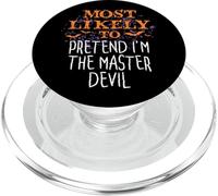 Lo más probable es que Hocus Halloween fingir que soy el diablo maestro PopSockets PopGrip para MagSafe