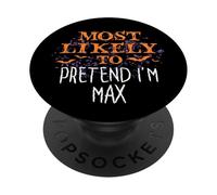 Lo más probable es que Hocus Halloween fingir que soy Max PopSockets PopGrip Adhesivo