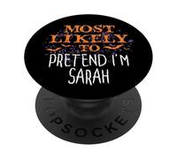 Lo más probable es que Hocus Pocus Halloween finge que soy Sarah PopSockets PopGrip Adhesivo