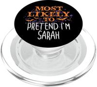 Lo más probable es que Hocus Pocus Halloween finge que soy Sarah PopSockets PopGrip para MagSafe