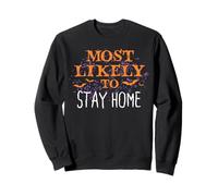 Lo más probable es que se quede en casa de Halloween Sudadera