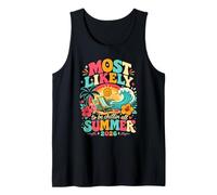 Lo más Probable es Que se relaje Todo el Verano 2026 Teacher Break Vibe Camiseta sin Mangas