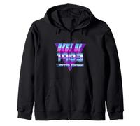 Lo Mejor de 1983 Bday Party Celebration Vintage 80's Art Design Sudadera con Capucha