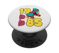 Lo Mejor de 1985 Retro 80s Vibes Criado en la Vieja Escuela de los 80 PopSockets PopGrip Adhesivo