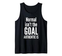 Lo Normal no es el Objetivo auténtico es la Conciencia sobre la neurodiversidad Camiseta sin Mangas