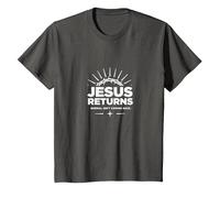 Lo Normal no es Volver Jesús es - Christian Faith Camiseta, Niños, Asfalto, 6 años
