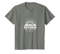 Lo Normal no es Volver Jesús es - Christian Faith Camiseta, Niños, Verde Militar Jaspeado, 2 años