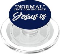 Lo Normal no está regresando Jesús es Mateo 24:8 PopSockets PopGrip para MagSafe