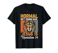 Lo Normal no está volviendo Jesús es un león Cristiano Vintage Camiseta
