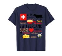 Lo Que Amo de Suiza - Regalo de la Cultura Alpina Suiza Camiseta