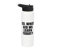 Lo que aprendimos hoy Stainless Steel Insulated Water Bottle