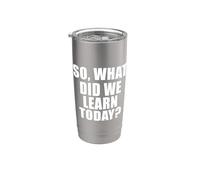 Lo que aprendimos hoy Vaso térmico de acero inoxidable de doble pared