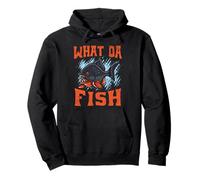 Lo que Da Fish Acuarista Pescadería Pescado Amante Piraña Sudadera con Capucha
