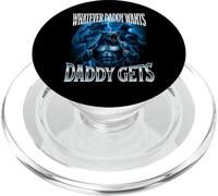 Lo Que Daddy Quiere Daddy Obtiene Alfa Lobo Meme Cringe Peludo PopSockets PopGrip para MagSafe