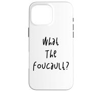 Lo Que el filósofo Divertido de Foucault Filosofía Retro Carcasa para iPhone 16 Pro MAX