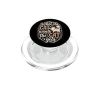Lo Que el Gato Quiere El Gato se mimó Gatito PopSockets PopGrip para MagSafe