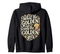 Lo Que el Golden Retriever Quiere un Padre Divertido para Perros Sudadera con Capucha