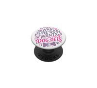 Lo Que el Perro Quiere El Perro se Pone Mascota Divertida PopSockets PopGrip Adhesivo