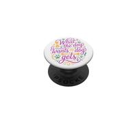 Lo Que el Perro Quiere Que el Perro obtenga dueño de Mascota PopSockets PopGrip Adhesivo