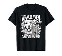 Lo que está sucediendo, divertido perro milenario de la generación Z adulta Camiseta