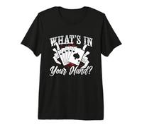 Lo Que Hay en tu Mano ama los Juegos de Mesa Jugando a Las Cartas Cribbage Camiseta Premium