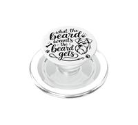 Lo Que la Barba Quiere Perro Schnauzer mamá papá PopSockets PopGrip para MagSafe