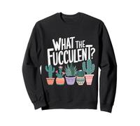 Lo que las plantas de jardinería divertidas y fucculentas Sudadera