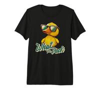 Lo Que le Encanta al Pato: al Gracioso Patito de Goma Amarillo le encantan los Patos Camiseta Premium