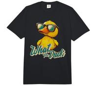Lo Que le Encanta al Pato: al Gracioso Patito de Goma Amarillo le encantan los Patos Comfort Colors Adult Heavyweight T-Shirt